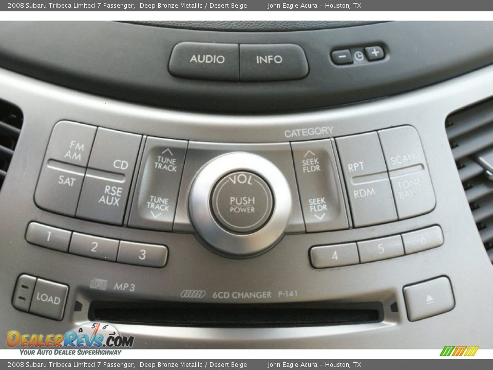 2008 Subaru Tribeca Limited 7 Passenger Deep Bronze Metallic / Desert Beige Photo #31