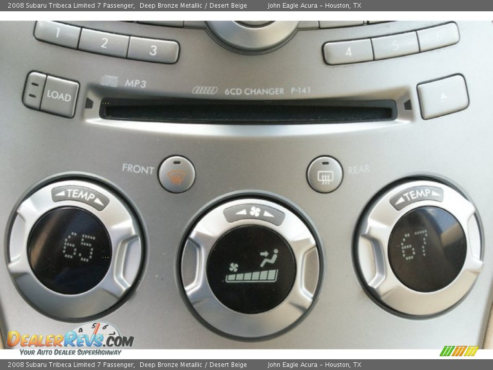 2008 Subaru Tribeca Limited 7 Passenger Deep Bronze Metallic / Desert Beige Photo #32