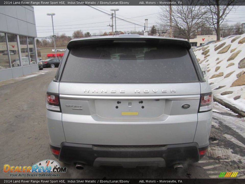 2014 Land Rover Range Rover Sport HSE Indus Silver Metallic / Ebony/Lunar/Ebony Photo #5