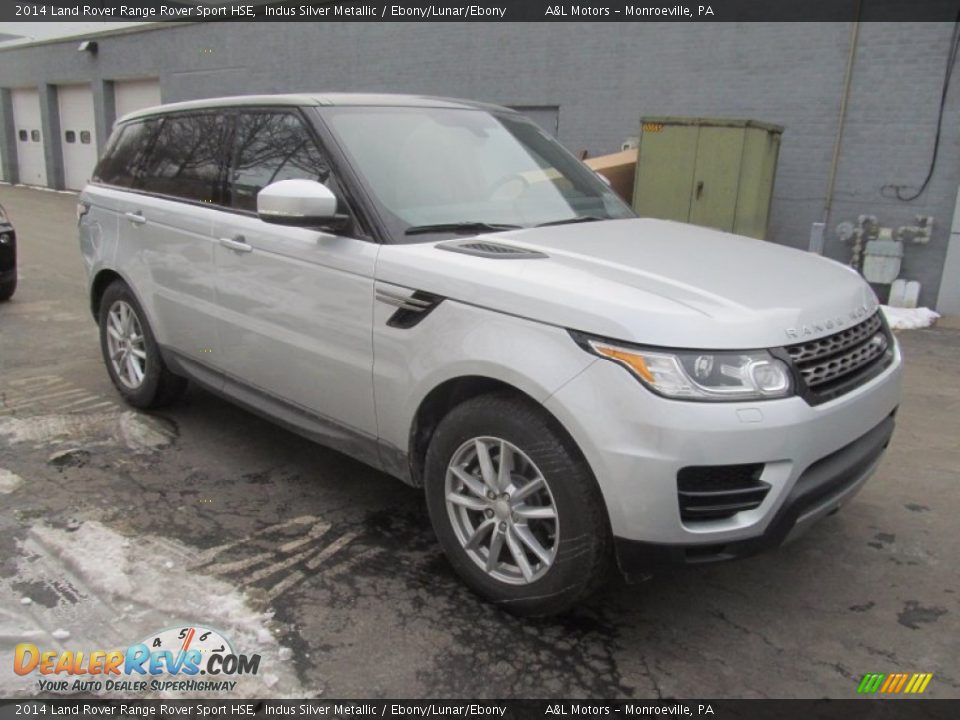2014 Land Rover Range Rover Sport HSE Indus Silver Metallic / Ebony/Lunar/Ebony Photo #7