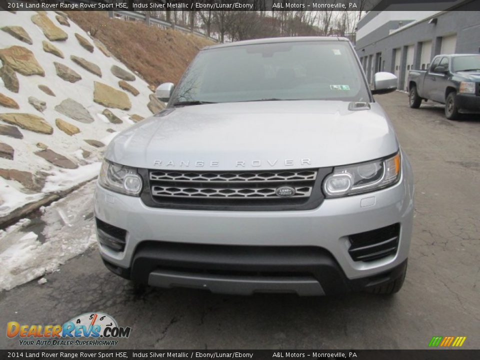 2014 Land Rover Range Rover Sport HSE Indus Silver Metallic / Ebony/Lunar/Ebony Photo #8