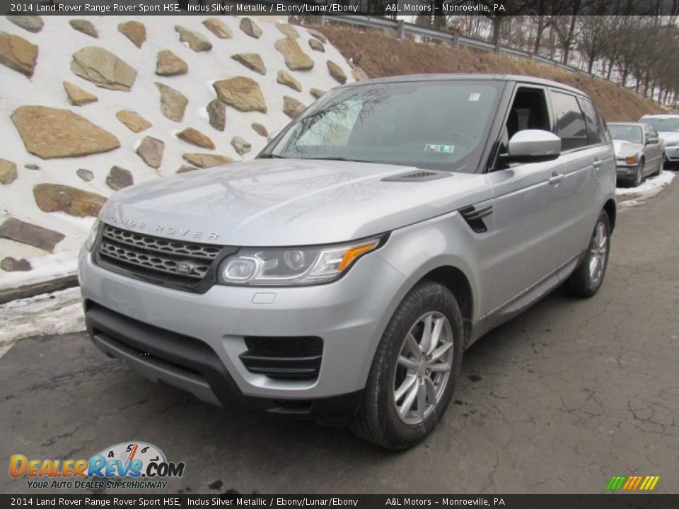 2014 Land Rover Range Rover Sport HSE Indus Silver Metallic / Ebony/Lunar/Ebony Photo #9