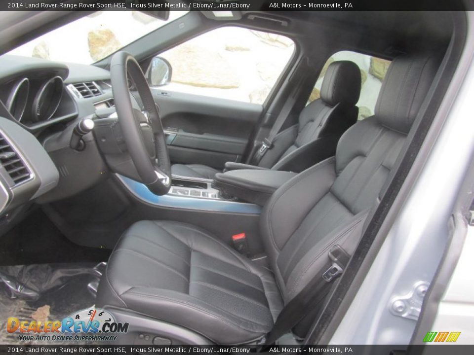 2014 Land Rover Range Rover Sport HSE Indus Silver Metallic / Ebony/Lunar/Ebony Photo #11