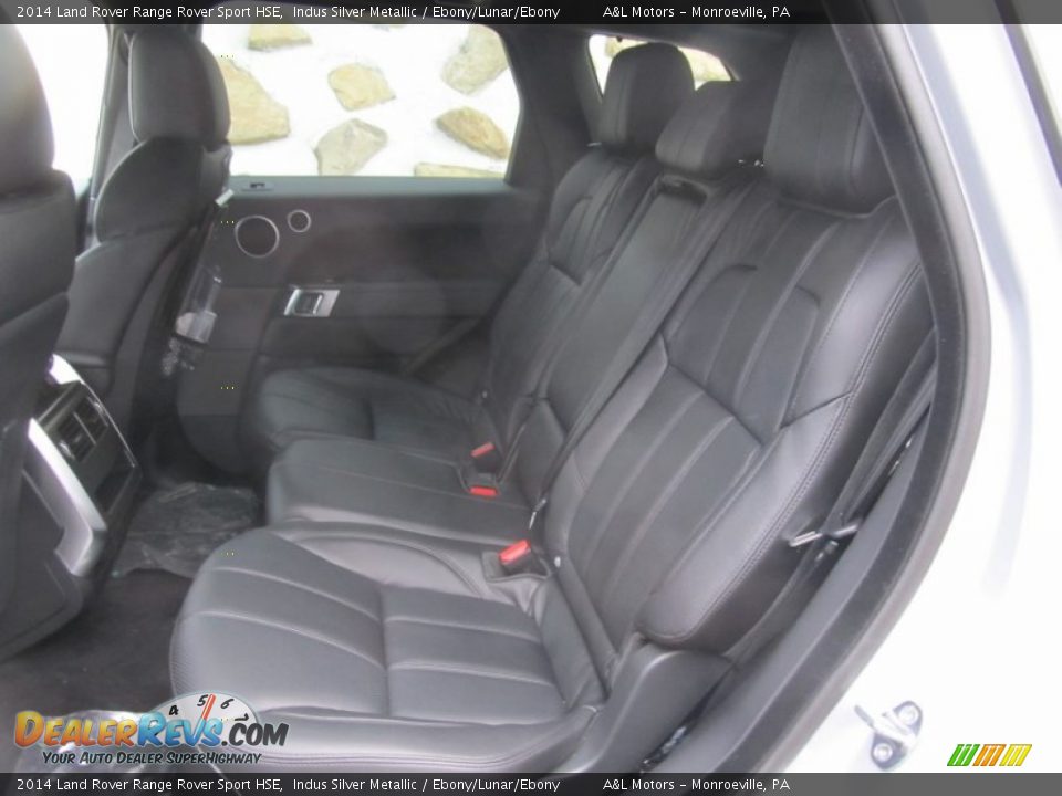 2014 Land Rover Range Rover Sport HSE Indus Silver Metallic / Ebony/Lunar/Ebony Photo #12