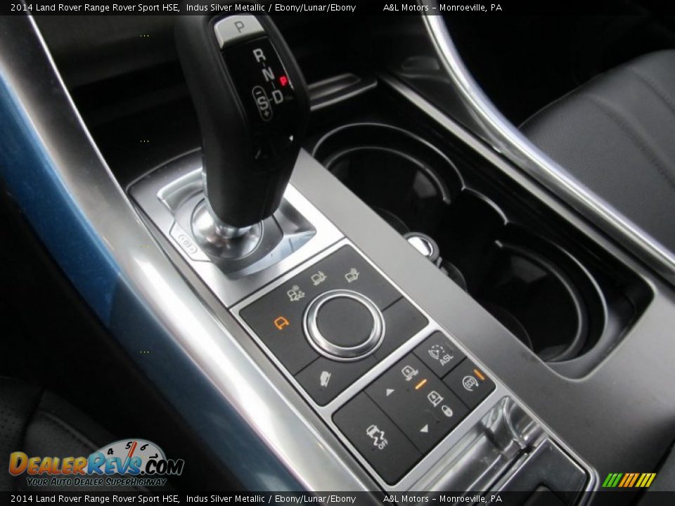 2014 Land Rover Range Rover Sport HSE Indus Silver Metallic / Ebony/Lunar/Ebony Photo #15