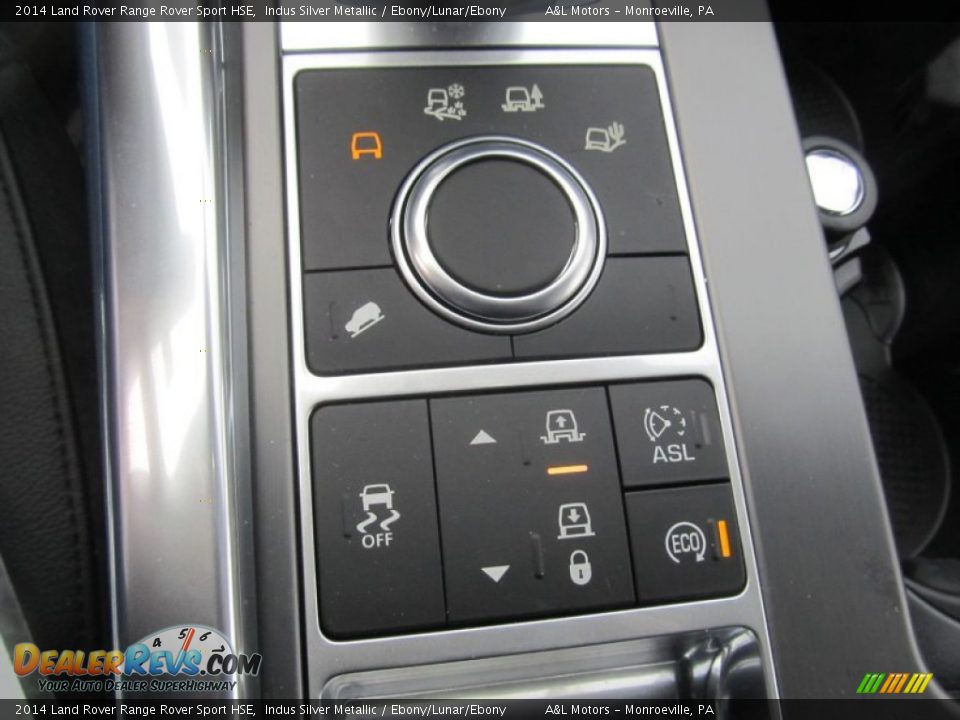 2014 Land Rover Range Rover Sport HSE Indus Silver Metallic / Ebony/Lunar/Ebony Photo #16