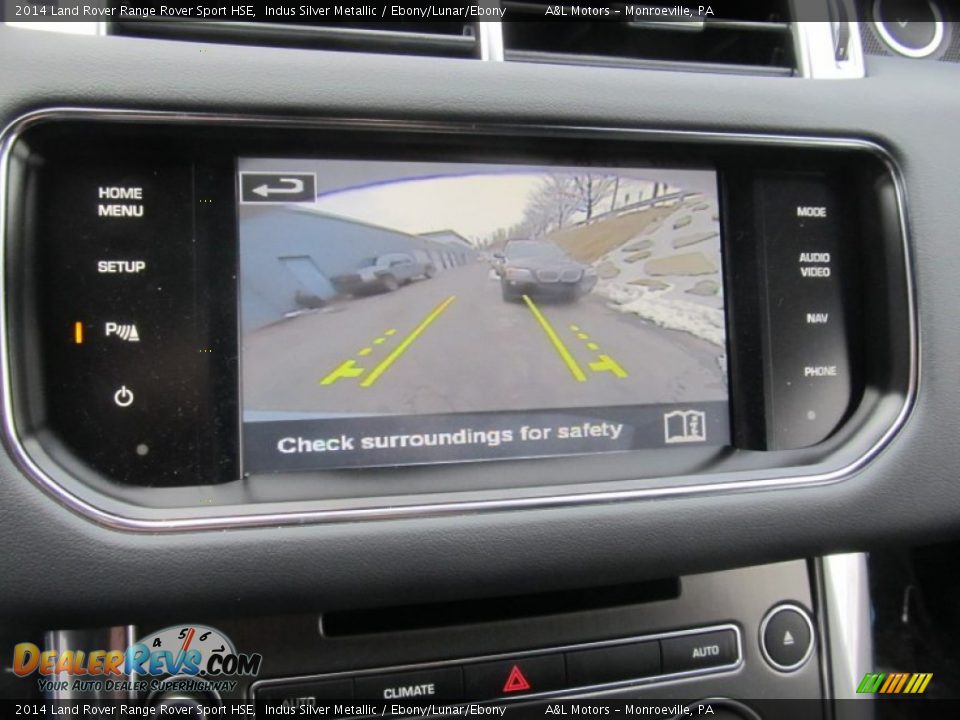 2014 Land Rover Range Rover Sport HSE Indus Silver Metallic / Ebony/Lunar/Ebony Photo #17