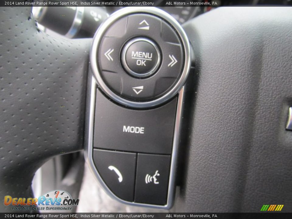 2014 Land Rover Range Rover Sport HSE Indus Silver Metallic / Ebony/Lunar/Ebony Photo #18
