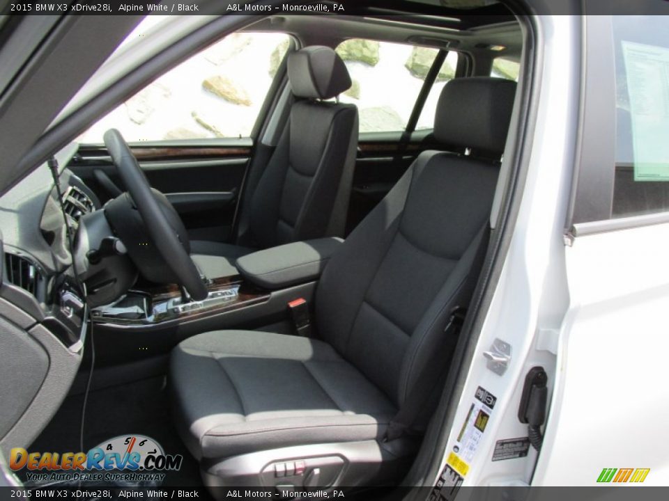 Front Seat of 2015 BMW X3 xDrive28i Photo #12