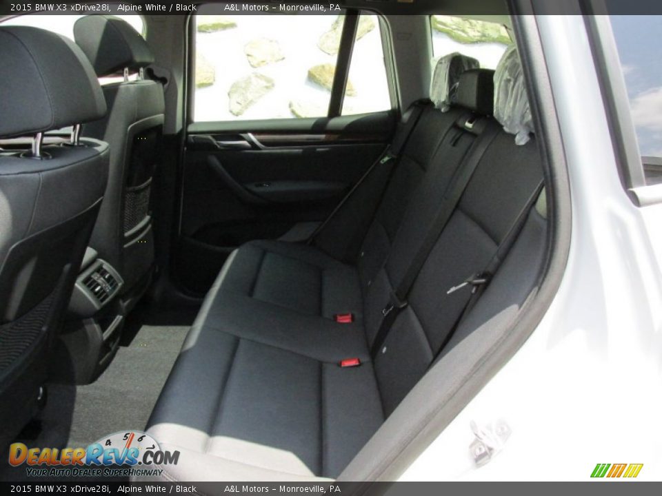 Rear Seat of 2015 BMW X3 xDrive28i Photo #13