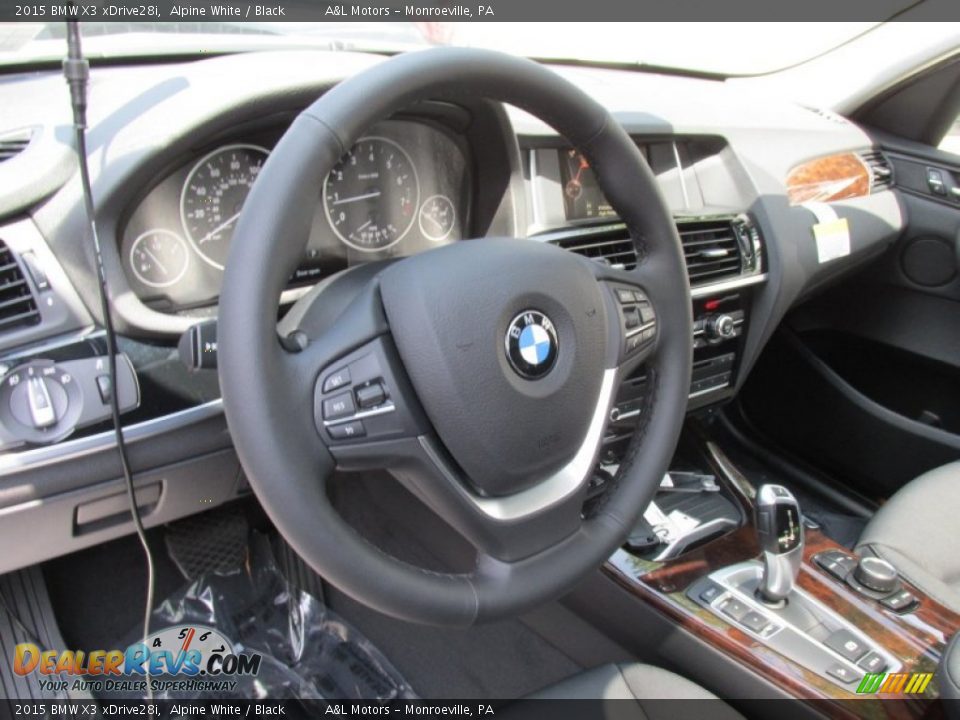 2015 BMW X3 xDrive28i Steering Wheel Photo #14