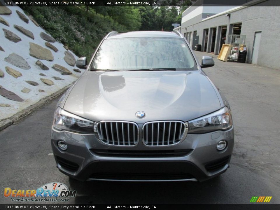 2015 BMW X3 xDrive28i Space Grey Metallic / Black Photo #8
