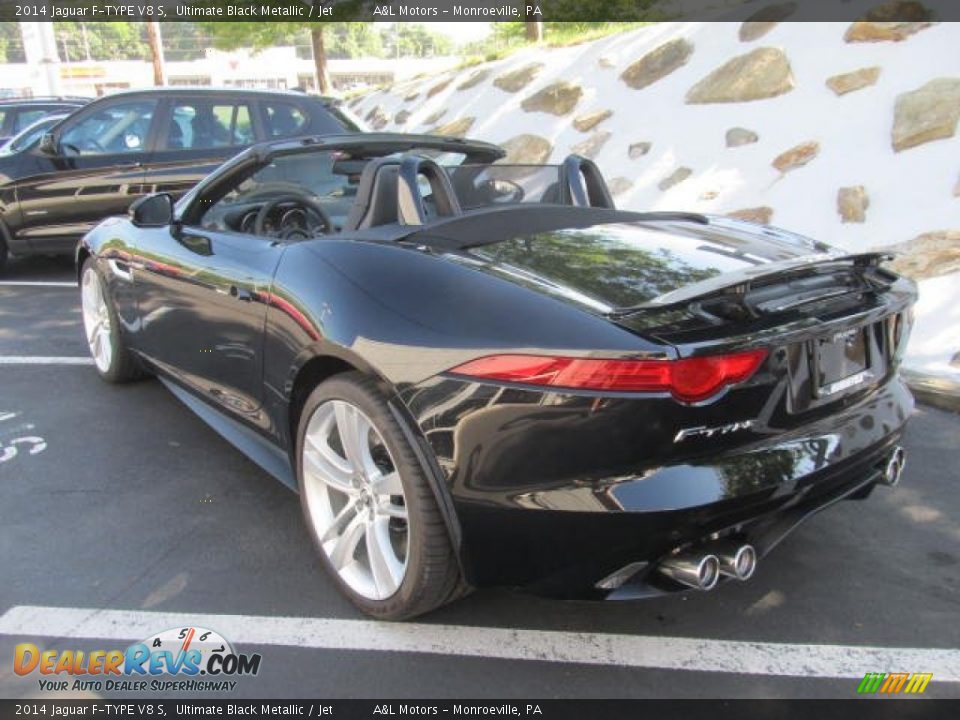 2014 Jaguar F-TYPE V8 S Ultimate Black Metallic / Jet Photo #4