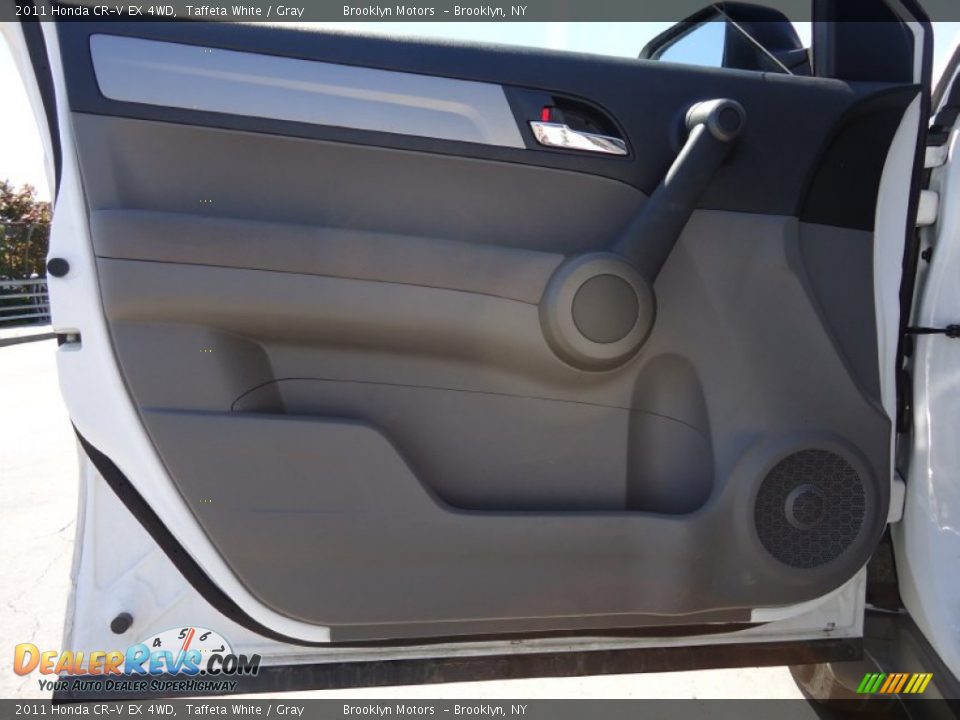 2011 Honda CR-V EX 4WD Taffeta White / Gray Photo #29