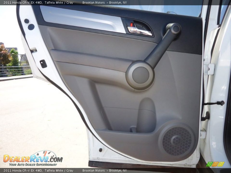 2011 Honda CR-V EX 4WD Taffeta White / Gray Photo #31