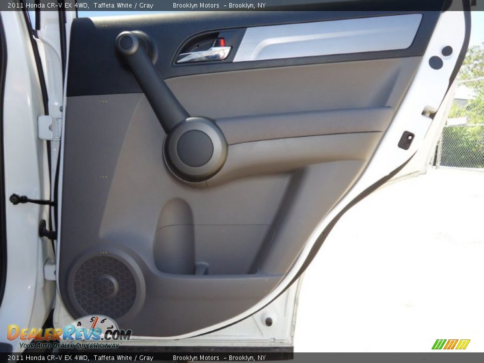 2011 Honda CR-V EX 4WD Taffeta White / Gray Photo #32