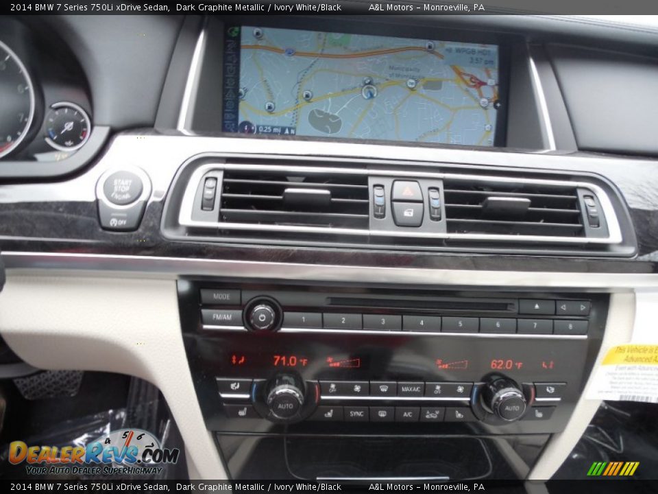 Controls of 2014 BMW 7 Series 750Li xDrive Sedan Photo #17