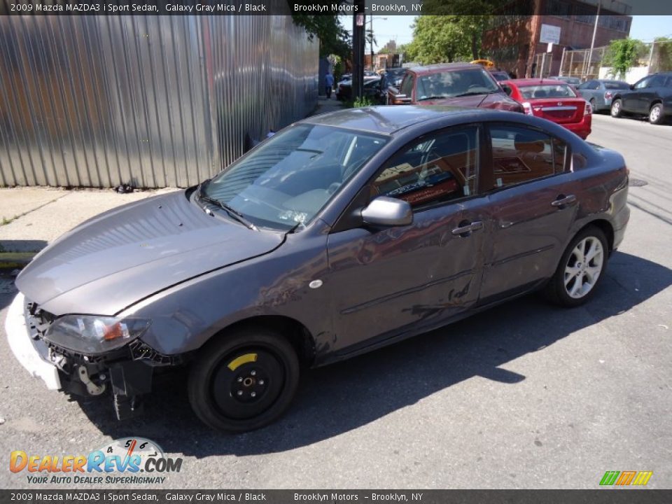 2009 Mazda MAZDA3 i Sport Sedan Galaxy Gray Mica / Black Photo #2