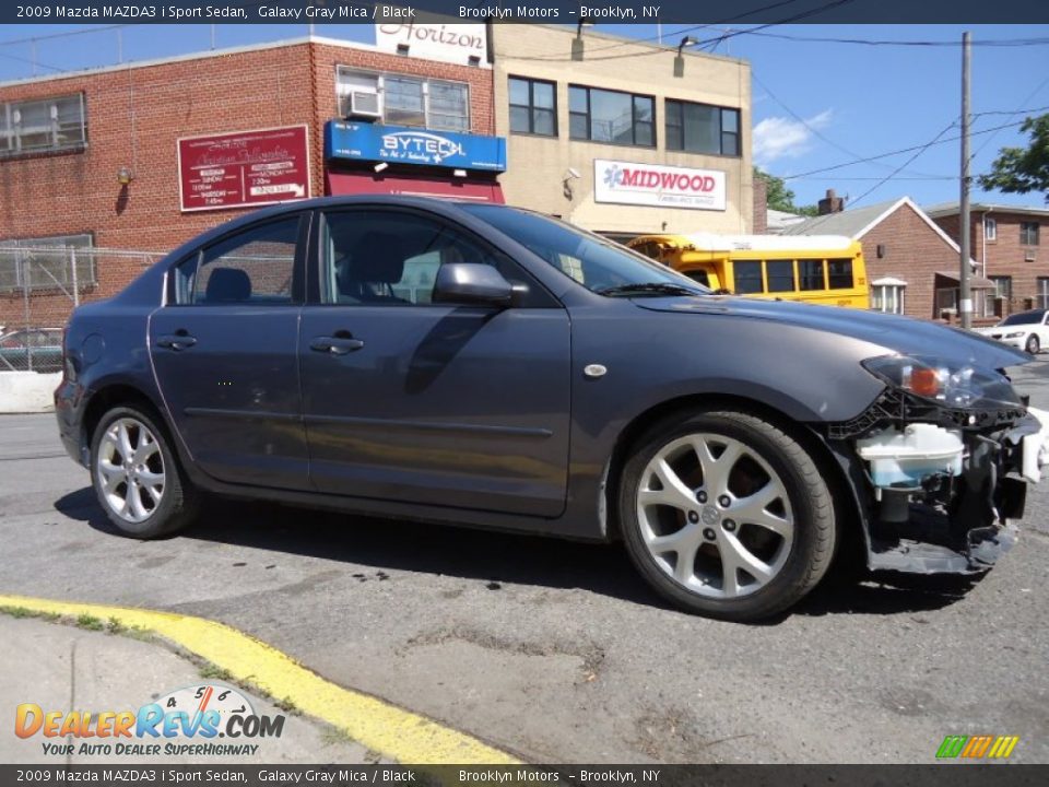 2009 Mazda MAZDA3 i Sport Sedan Galaxy Gray Mica / Black Photo #3