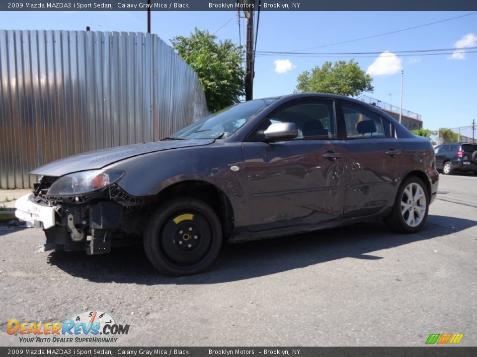2009 Mazda MAZDA3 i Sport Sedan Galaxy Gray Mica / Black Photo #4
