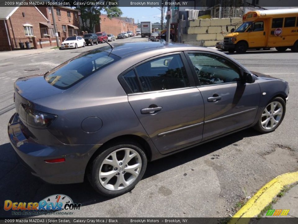 2009 Mazda MAZDA3 i Sport Sedan Galaxy Gray Mica / Black Photo #6