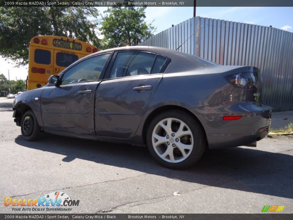 2009 Mazda MAZDA3 i Sport Sedan Galaxy Gray Mica / Black Photo #7