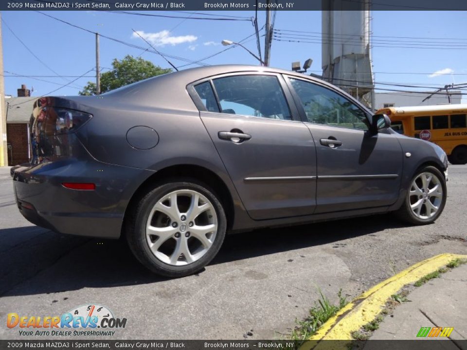 2009 Mazda MAZDA3 i Sport Sedan Galaxy Gray Mica / Black Photo #8