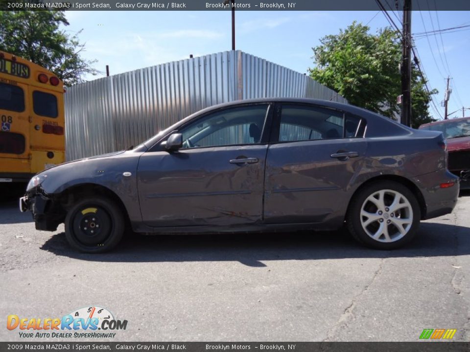 2009 Mazda MAZDA3 i Sport Sedan Galaxy Gray Mica / Black Photo #9