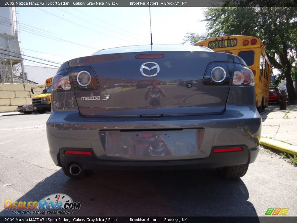 2009 Mazda MAZDA3 i Sport Sedan Galaxy Gray Mica / Black Photo #13