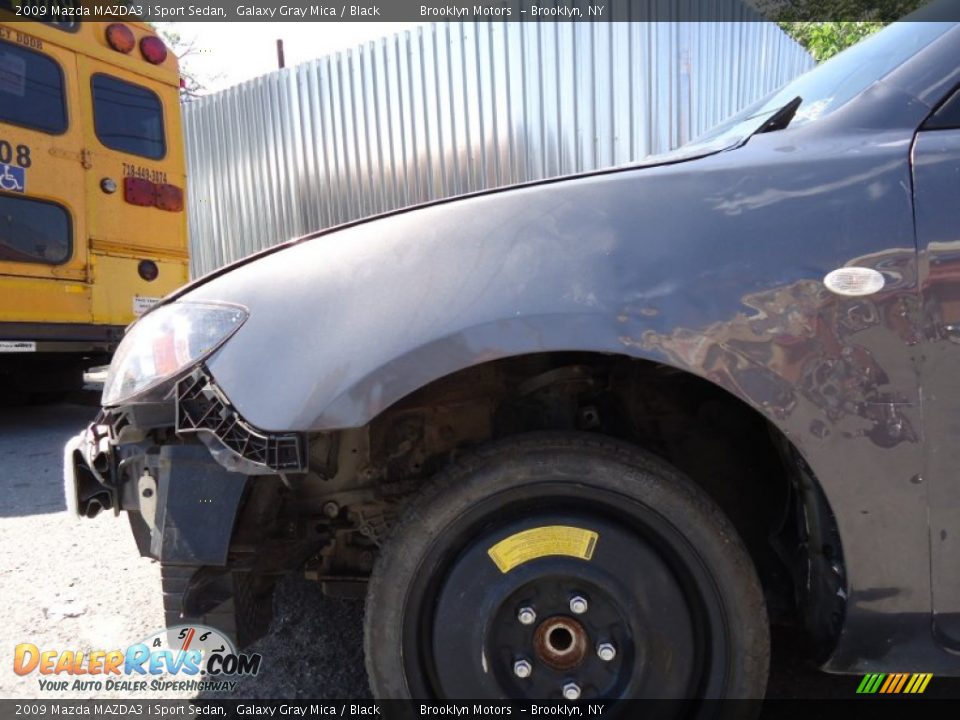 2009 Mazda MAZDA3 i Sport Sedan Galaxy Gray Mica / Black Photo #15