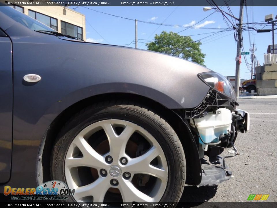 2009 Mazda MAZDA3 i Sport Sedan Galaxy Gray Mica / Black Photo #16