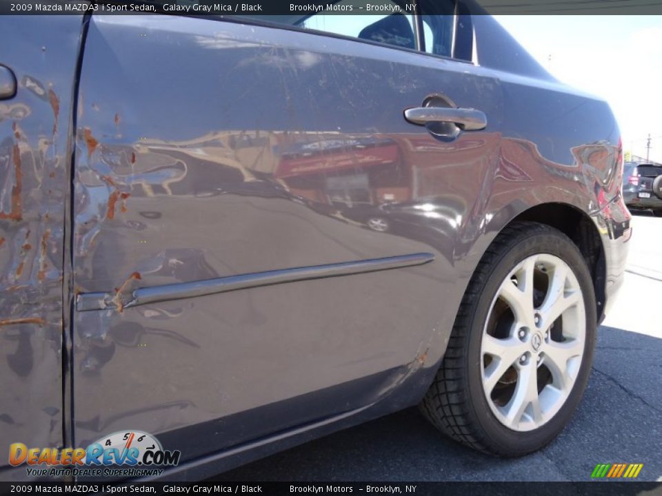 2009 Mazda MAZDA3 i Sport Sedan Galaxy Gray Mica / Black Photo #20
