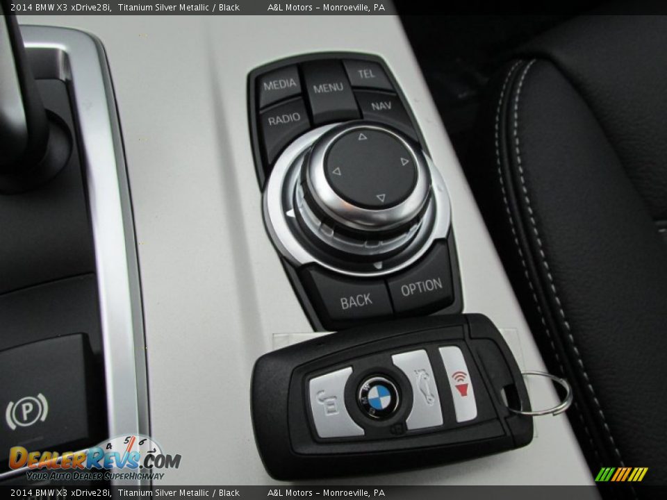 2014 BMW X3 xDrive28i Titanium Silver Metallic / Black Photo #16