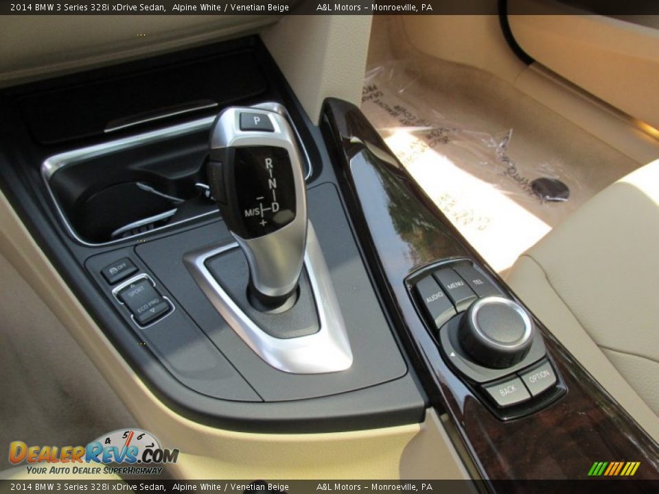 2014 BMW 3 Series 328i xDrive Sedan Alpine White / Venetian Beige Photo #15