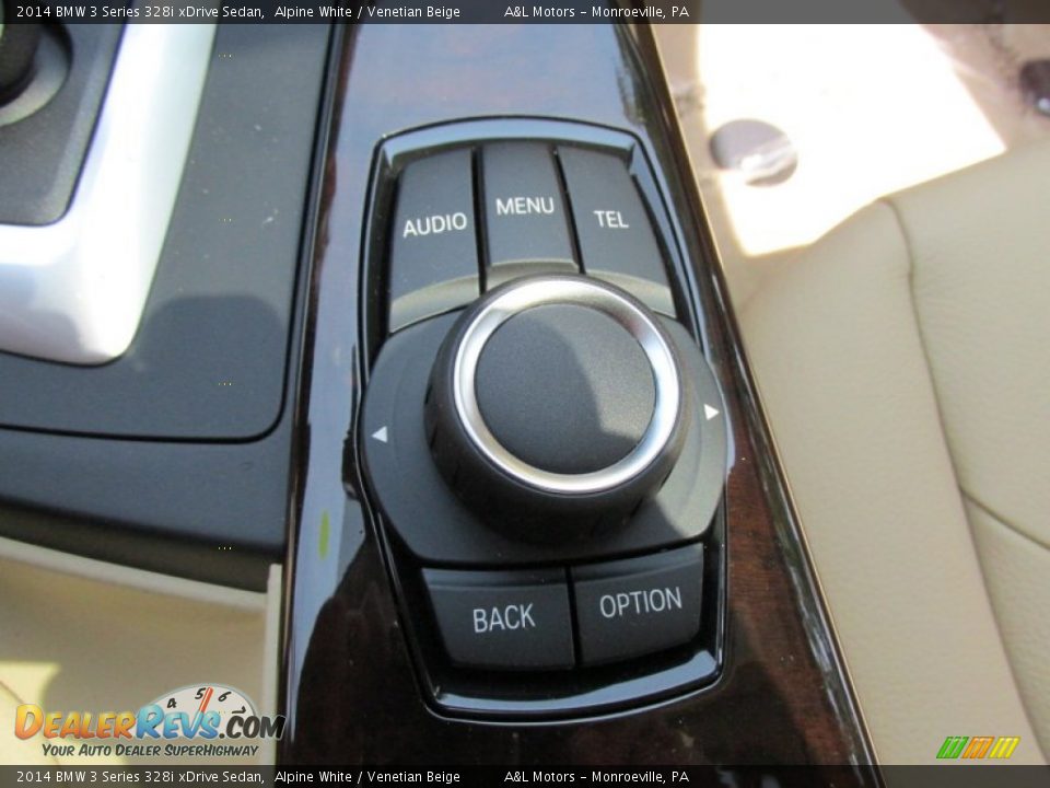 2014 BMW 3 Series 328i xDrive Sedan Alpine White / Venetian Beige Photo #16