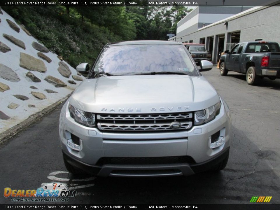 2014 Land Rover Range Rover Evoque Pure Plus Indus Silver Metallic / Ebony Photo #8