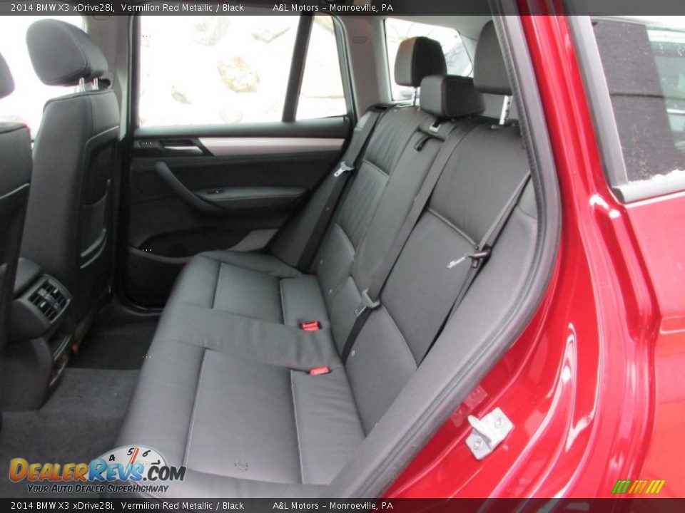2014 BMW X3 xDrive28i Vermilion Red Metallic / Black Photo #13