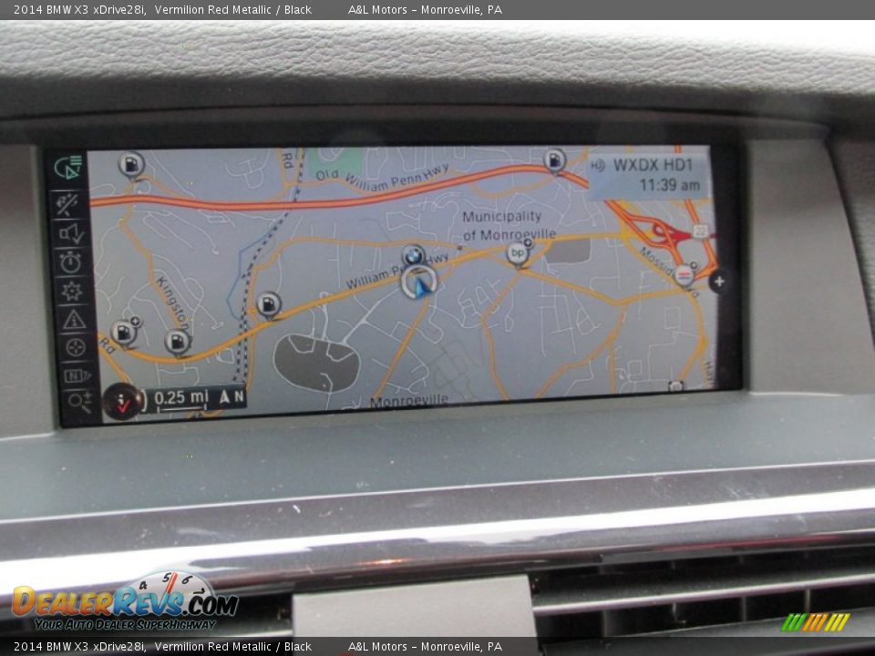 2014 BMW X3 xDrive28i Vermilion Red Metallic / Black Photo #15