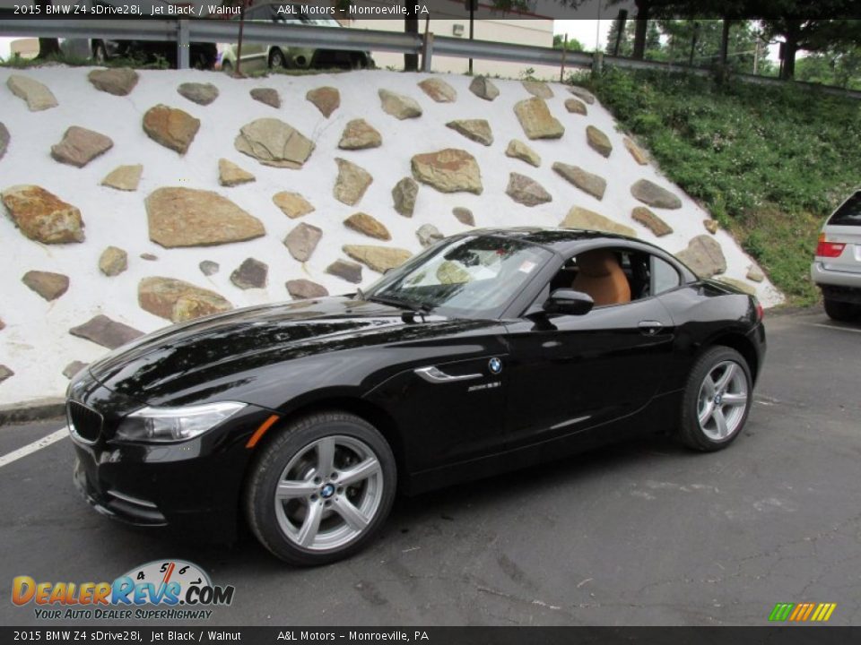 2015 BMW Z4 sDrive28i Jet Black / Walnut Photo #1