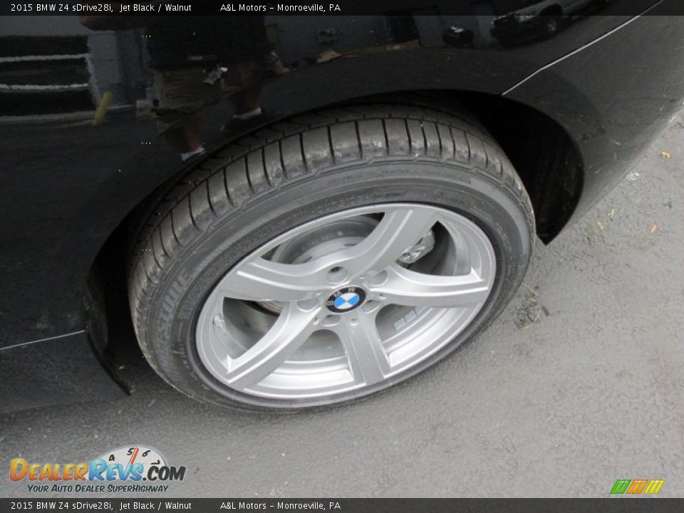 2015 BMW Z4 sDrive28i Jet Black / Walnut Photo #3