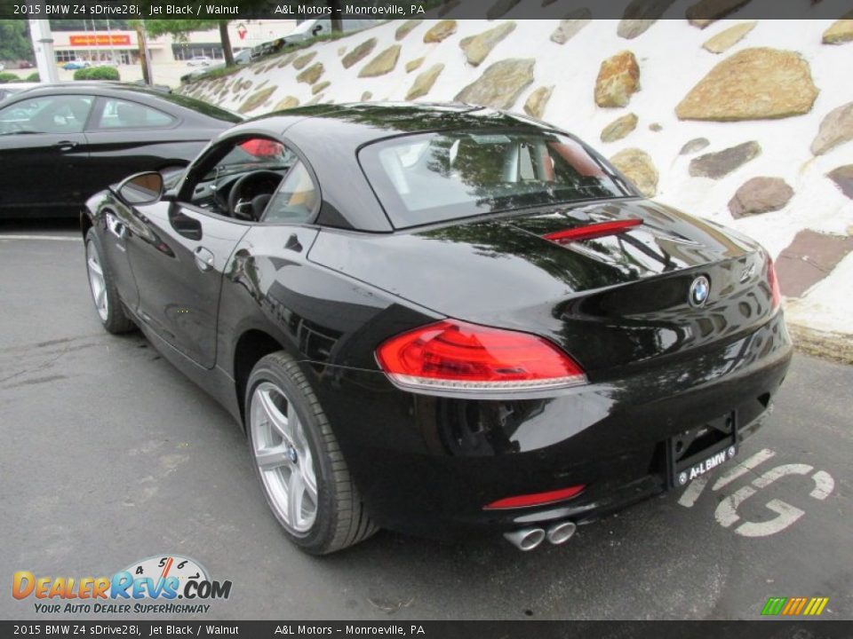 2015 BMW Z4 sDrive28i Jet Black / Walnut Photo #4