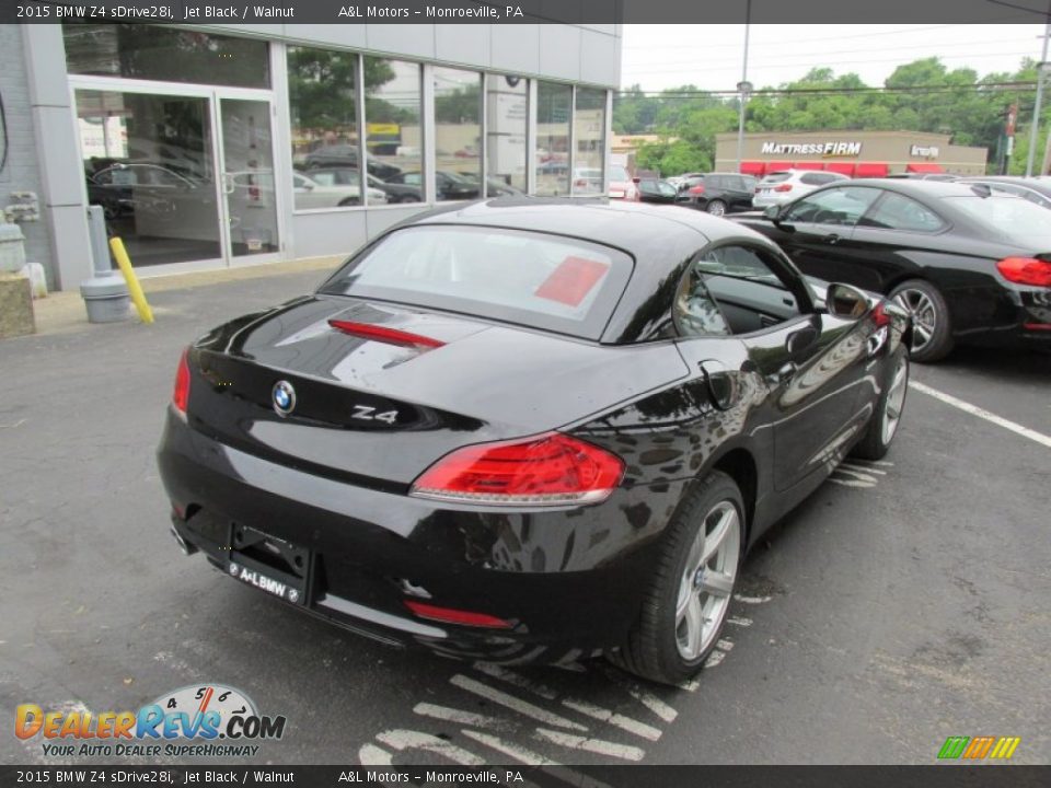 2015 BMW Z4 sDrive28i Jet Black / Walnut Photo #6