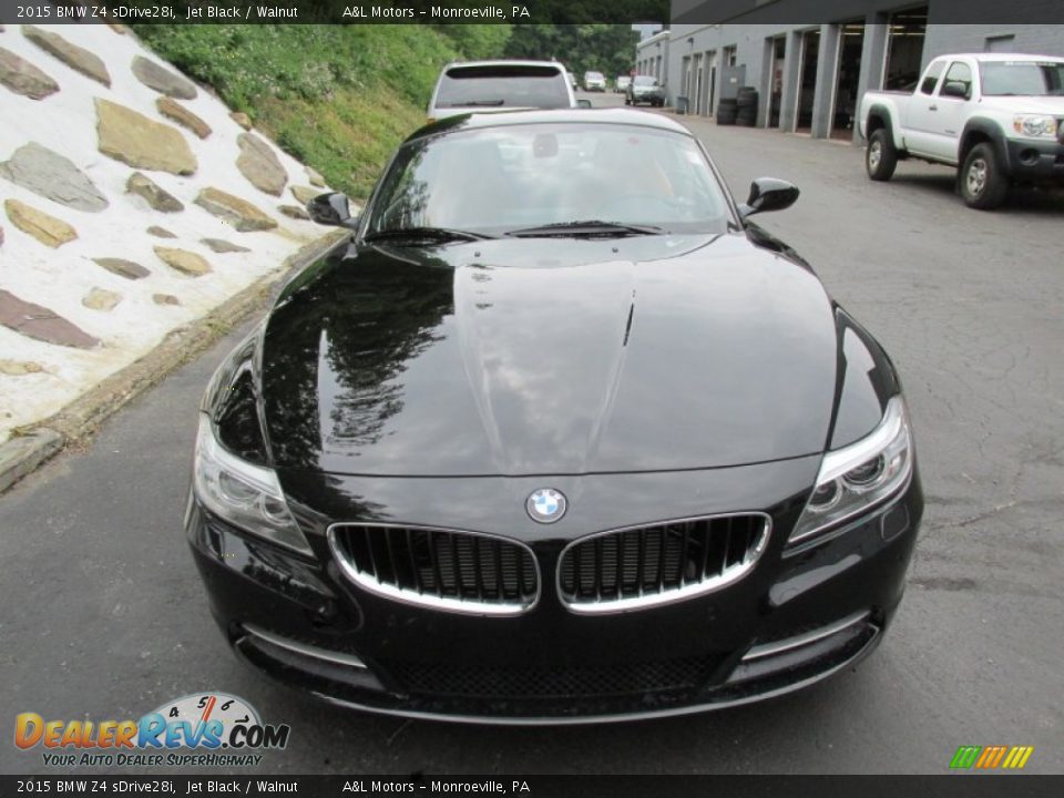 2015 BMW Z4 sDrive28i Jet Black / Walnut Photo #8