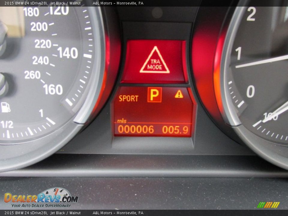 2015 BMW Z4 sDrive28i Jet Black / Walnut Photo #20