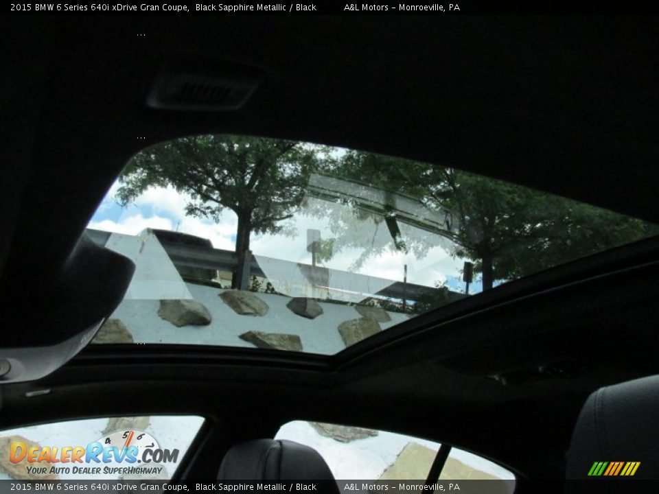 Sunroof of 2015 BMW 6 Series 640i xDrive Gran Coupe Photo #11