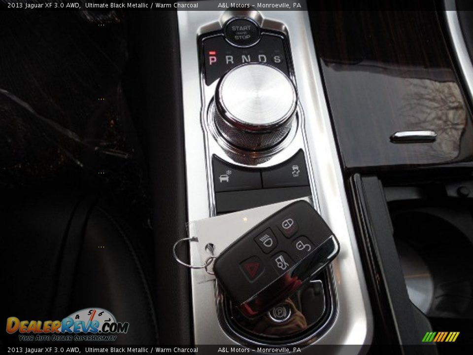 2013 Jaguar XF 3.0 AWD Ultimate Black Metallic / Warm Charcoal Photo #17