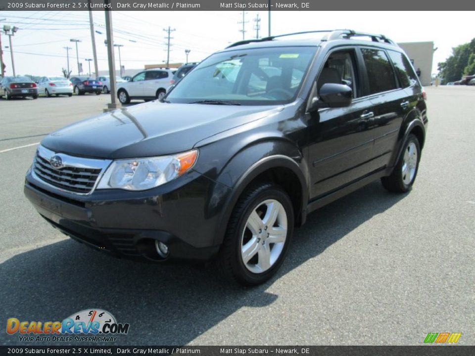 2009 Subaru Forester 2.5 X Limited Dark Gray Metallic / Platinum Photo #2