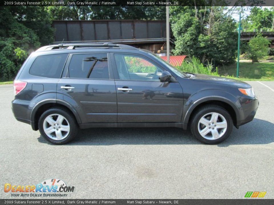 2009 Subaru Forester 2.5 X Limited Dark Gray Metallic / Platinum Photo #5
