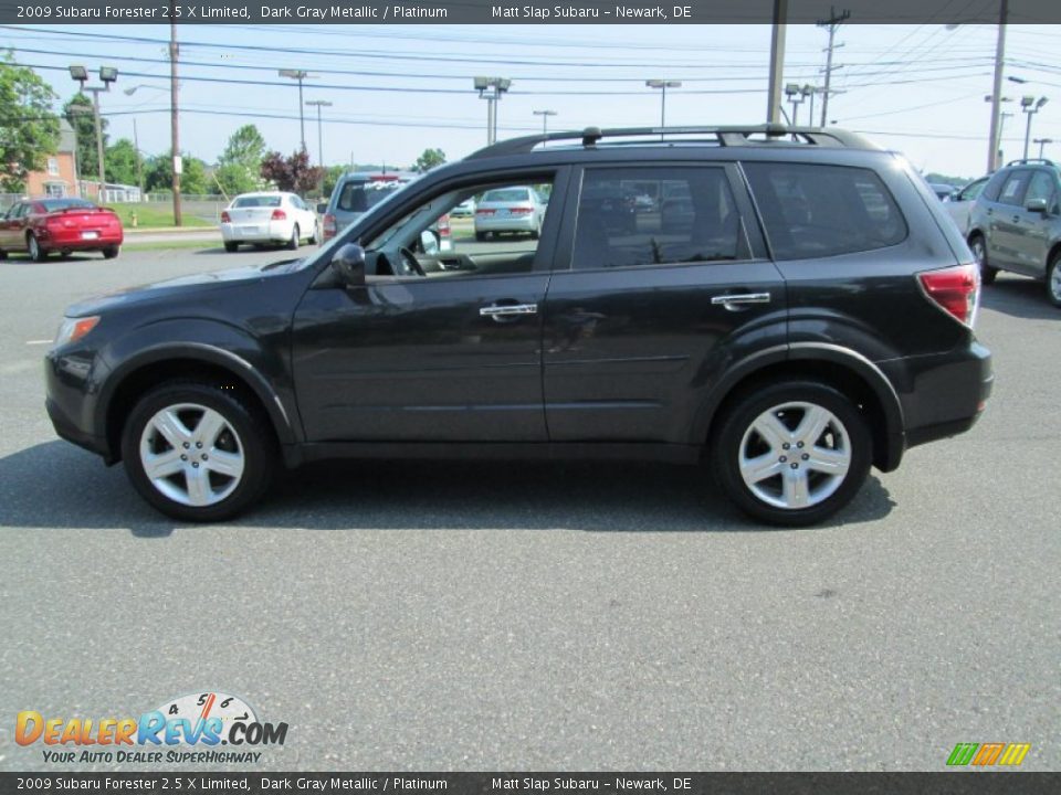 2009 Subaru Forester 2.5 X Limited Dark Gray Metallic / Platinum Photo #9