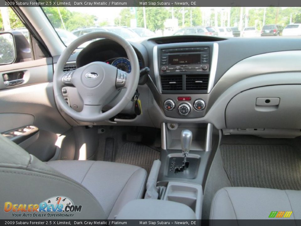 2009 Subaru Forester 2.5 X Limited Dark Gray Metallic / Platinum Photo #16